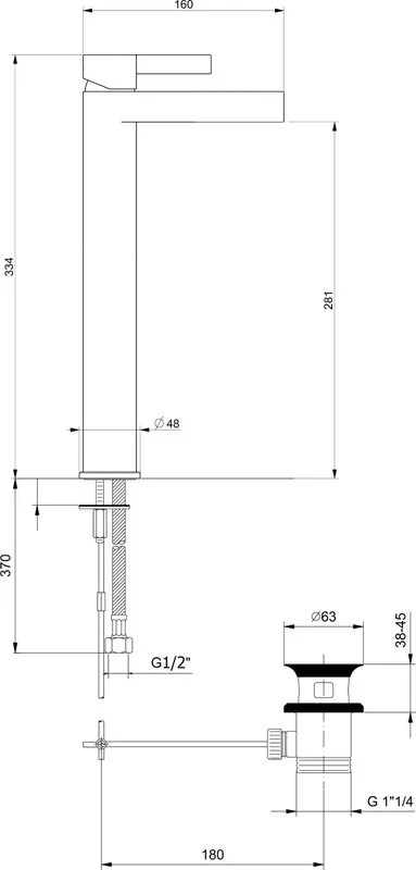 Смеситель для раковины Webert DoReMi DR830402015 хром Sancos — официальный сайт