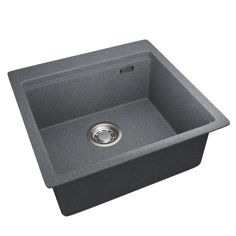 Мойка кухонная Emar Quartz EMQ-1520.Q Антрацит Sancos — официальный сайт