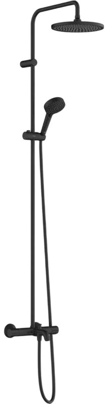 Душевая стойка Hansgrohe Vernis Blend Showerpipe 240 26899670, черный матовый Sancos — официальный сайт