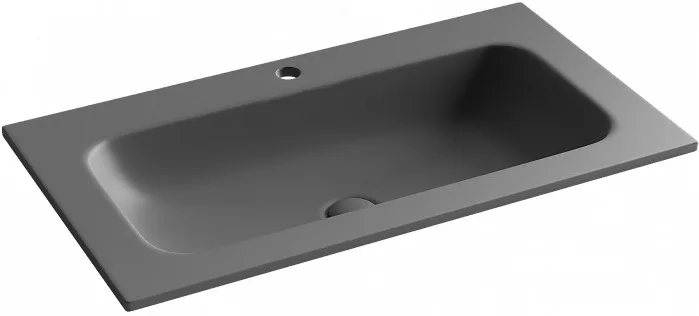Мебельная раковина Ceramicanova Grace CN7012MDH, темный антрацит матовый Sancos — официальный сайт