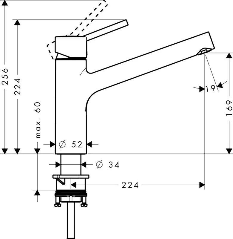 Смеситель для кухни Hansgrohe Talis S 32851000 Sancos — официальный сайт
