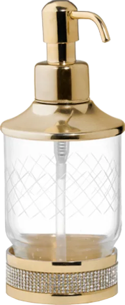 Дозатор Boheme Royal Cristal Gold настольный