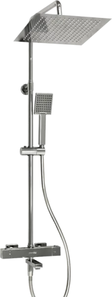 Душевая стойка Wasserkraft Aller A199.118.141.087.CH Thermo, с термостатом, хром