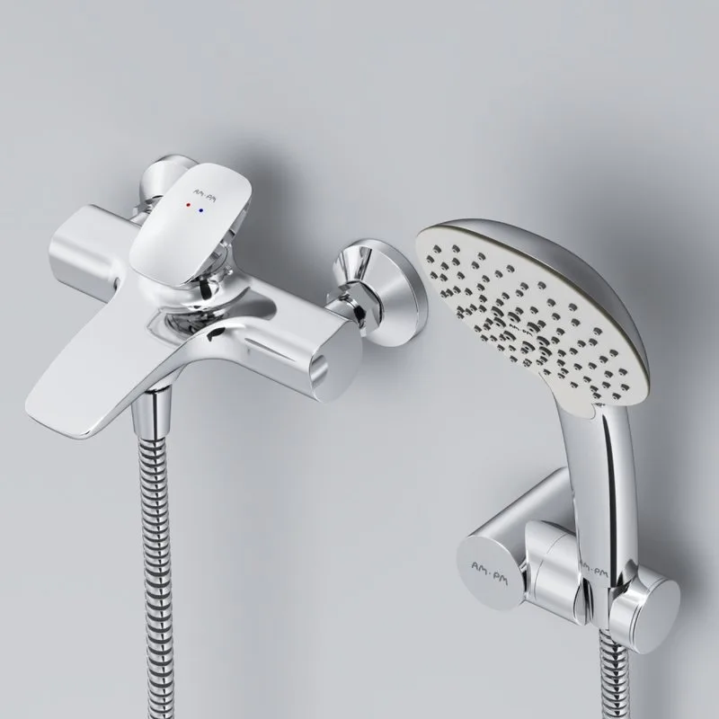 Смеситель для ванны с душем AM.PM Spirit V2.0 F70A15000, хром Sancos — официальный сайт