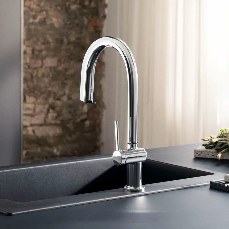 Смеситель для кухни Hansgrohe Aqittura M91 76803000 хром Sancos — официальный сайт