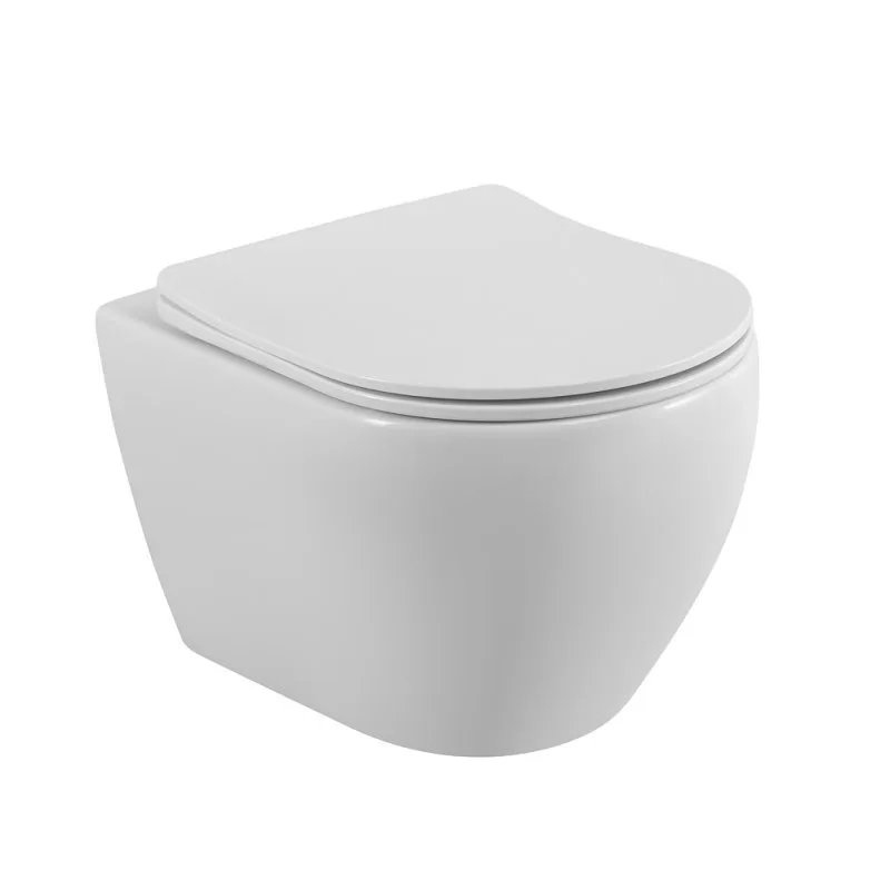 Унитаз подвесной Cezares Stylus CZR-513-TH-R безободковый, сиденье CZR-089-SC с микролифтом Sancos — официальный сайт