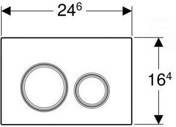 Кнопка смыва Geberit Sigma 21 115.884.SI.1 Sancos — официальный сайт