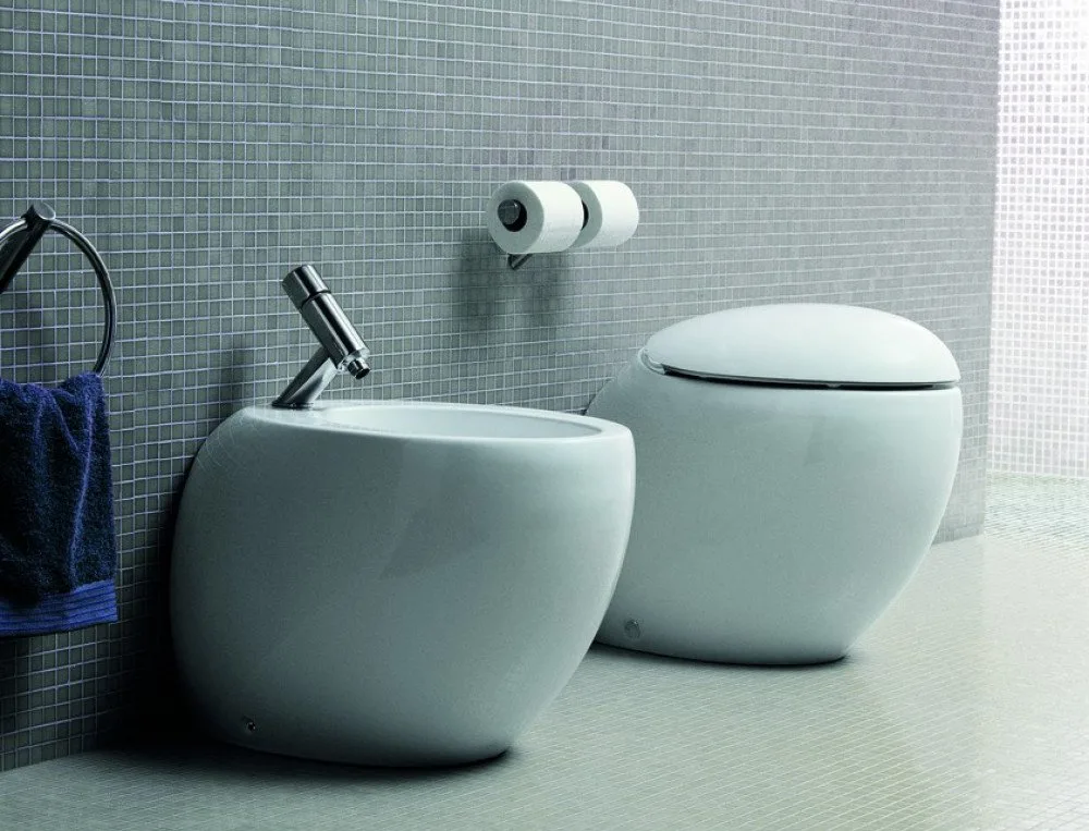 Унитаз приставной напольный Laufen Alessi one Alessi One 2197.1.400.000.1 Sancos — официальный сайт