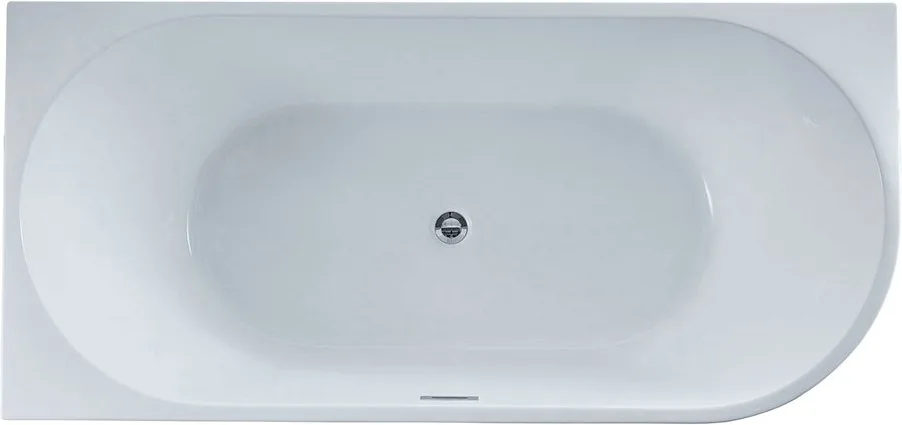 Акриловая ванна Vincea VBT-402-1700L 170x80 см, левая, пристенная, белая, асимметричная, на ножках,  Sancos — официальный сайт