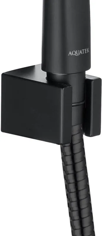 Душевой гарнитур AQUATEK AQ2010MB, матовый черный Sancos — официальный сайт