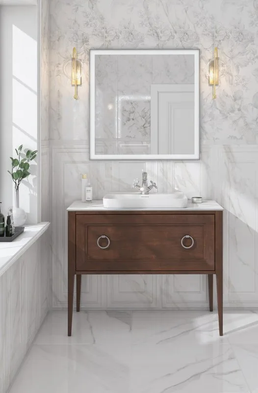 Раковина KERAMA MARAZZI Plaza 55 встраиваемая сверху Sancos — официальный сайт