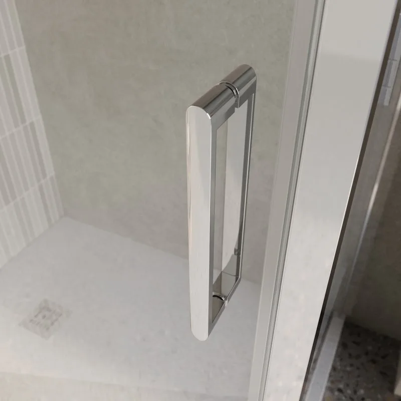 Душевой уголок BelBagno Luce AH-1-120/90-C-Cr профиль хром, стекло прозрачное Sancos — официальный сайт