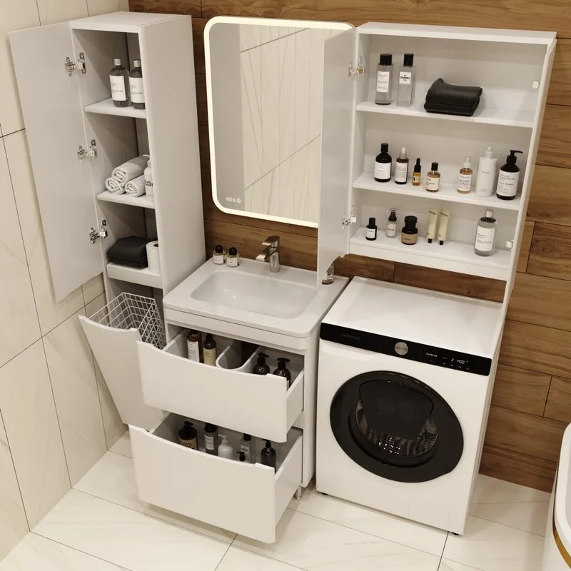 Тумба под раковину без столешницы Style Line Бергамо Мини 60 Люкс Plus напольная, антискрейтч белая