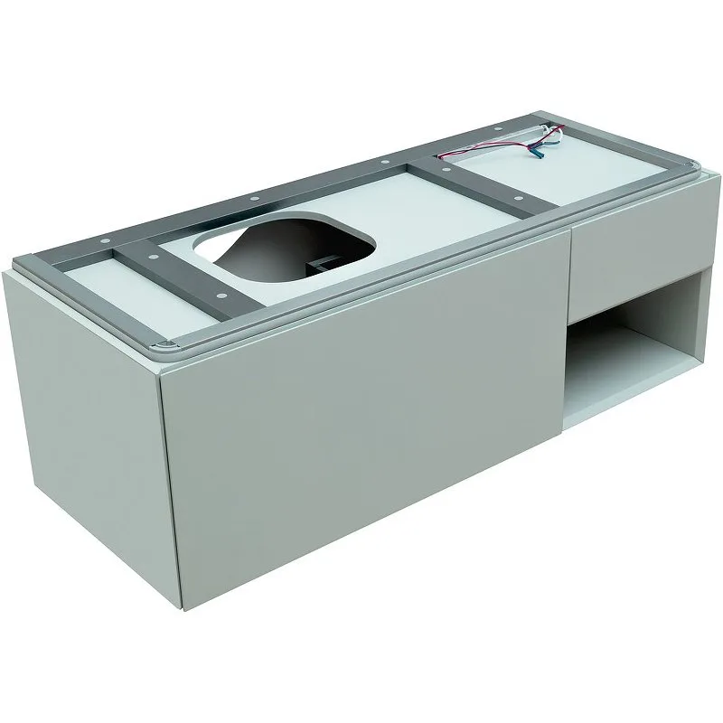 Тумба под раковину без столешницы Allen Brau Infinity 120 1+1 L подвесная, папирус матовый Sancos — официальный сайт