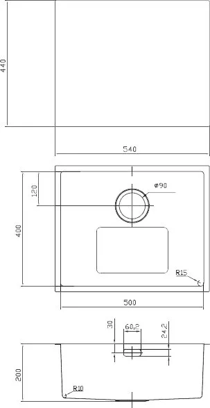Мойка кухонная IDDIS Edifice EDI54B0i77 Sancos — официальный сайт