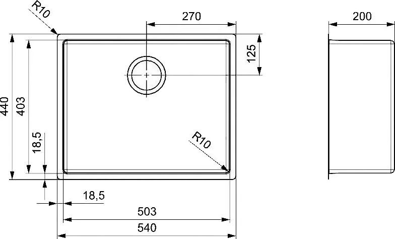 Мойка кухонная Reginox New York LUX 3,5" (c/box) L 50x40 Sancos — официальный сайт