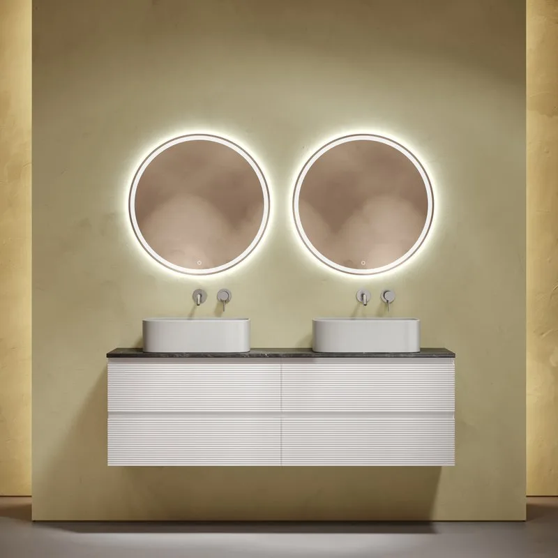 Тумба с раковиной Sancos Folk 160 bianco, столешница черный мрамор TT160A1, раковина CN6052MSG Sancos — официальный сайт