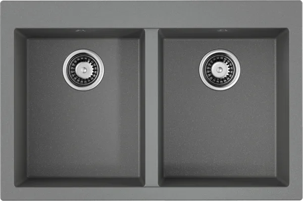 Мойка кухонная Omoikiri Bosen 80-2-GR leningrad grey