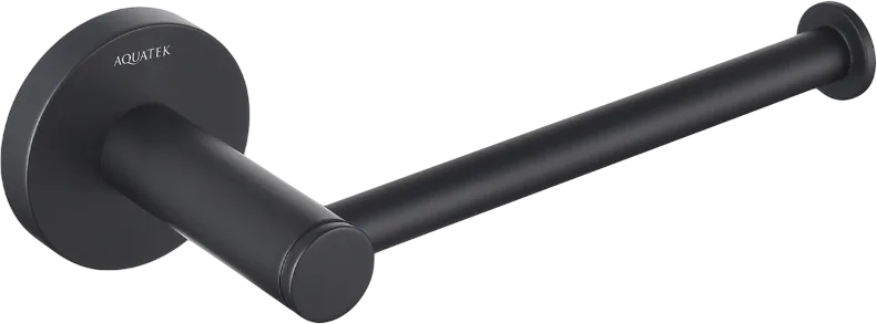 Держатель туалетной бумаги AQUATEK Европа AQ4108MB матовый черный Sancos — официальный сайт