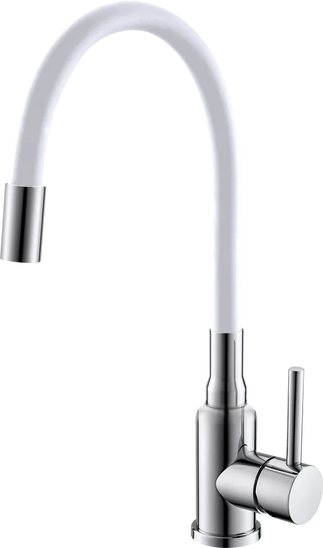 Смеситель для кухни Alveus Flexa 1147019 белый Sancos — официальный сайт
