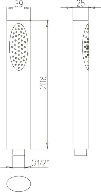 Душевая лейка Paini Ovo 86CR155 Sancos — официальный сайт