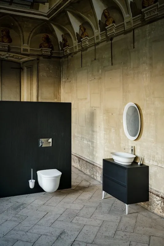 Зеркало Laufen The New Classic 50 белое, с подсветкой Sancos — официальный сайт
