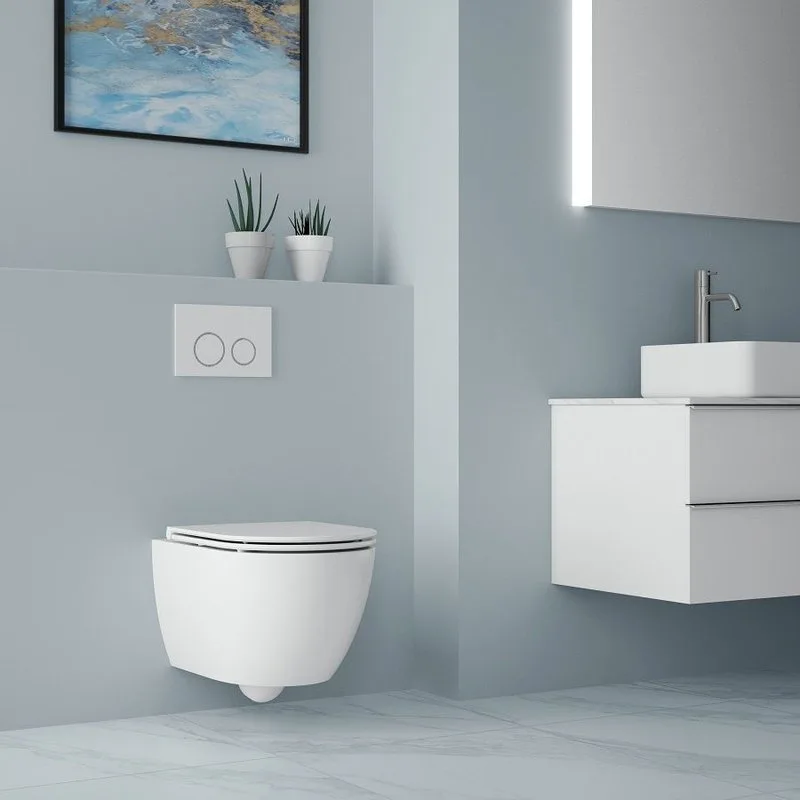 Унитаз подвесной Art&Max Torino AM823-V/SC с вихревым смывом Sancos — официальный сайт