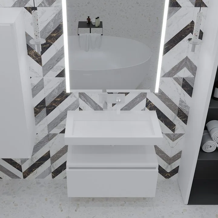 Тумба Armadi Art Flat Valessi Uno-S 80 белый глянец Sancos — официальный сайт