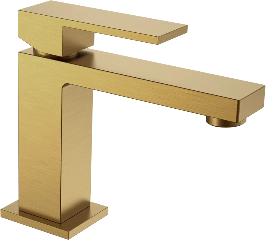 Смеситель для раковины Boheme Qubic 471-BR bronze Sancos — официальный сайт
