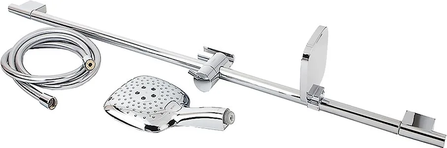 Смеситель для ванны с душем Hansgrohe Metris S 31460000, + Душевой гарнитур Hansgrohe Raindance Sele Sancos — официальный сайт