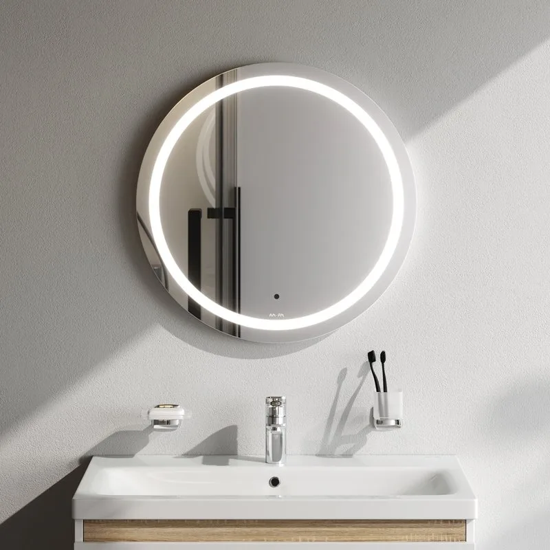 Зеркало круглое AM.PM X-Joy M85AMOX0601WG 60x60 с подсветкой Sancos — официальный сайт