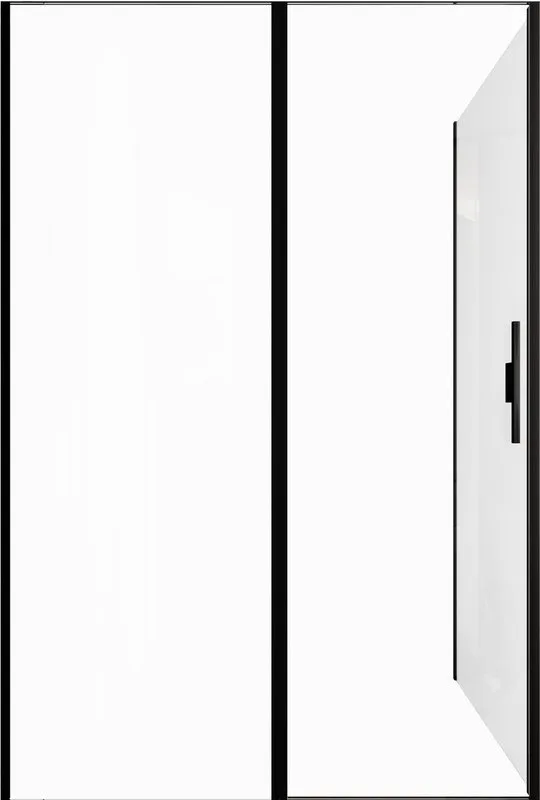 Душевой уголок Allen Brau Priority 140x80, профиль черный браш, стекло прозрачное Sancos — официальный сайт