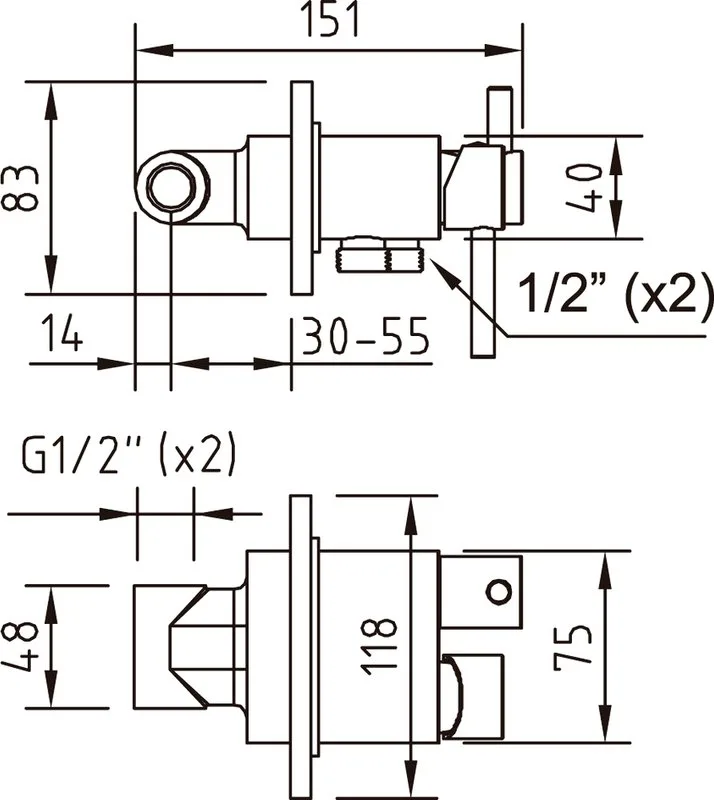 Гигиенический душ Clever Tuareg 97801, со смесителем, С ВНУТРЕННЕЙ ЧАСТЬЮ, хром Sancos — официальный сайт
