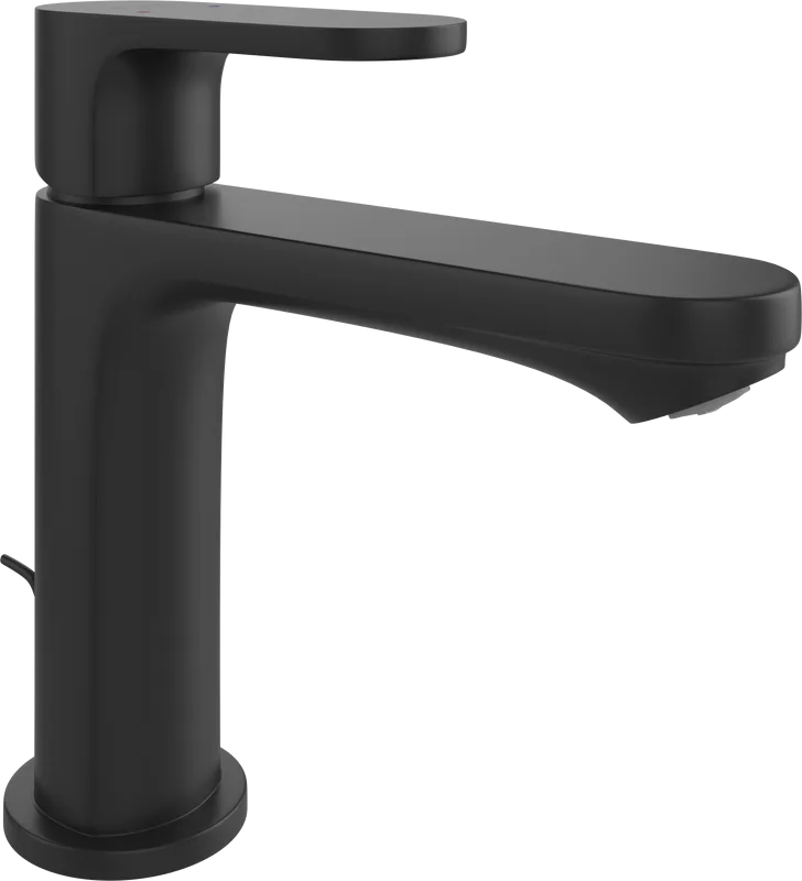 Смеситель для раковины Hansgrohe Rebris S 72517670 с донным клапаном, черный матовый Sancos — официальный сайт