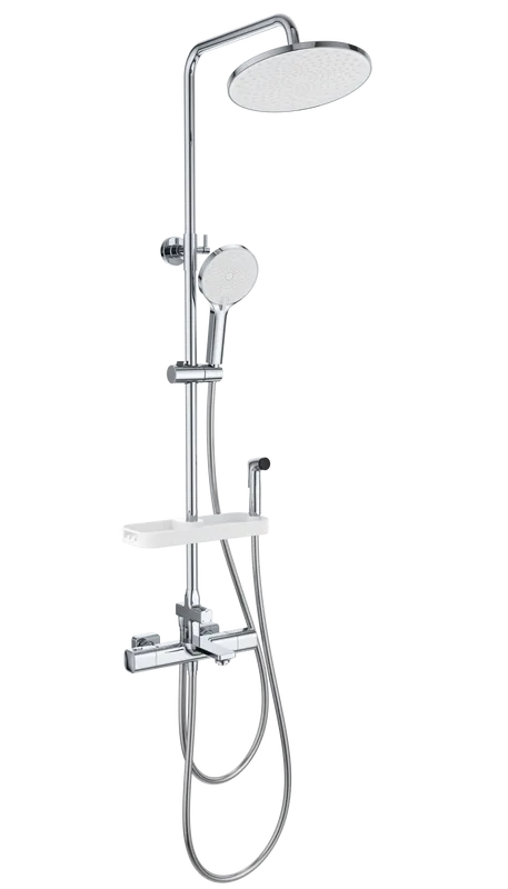 Душевая стойка Wonzon & Woghand SOLID WW-C3011-A1-CR, с гигиеническим душем, хром Sancos — официальный сайт