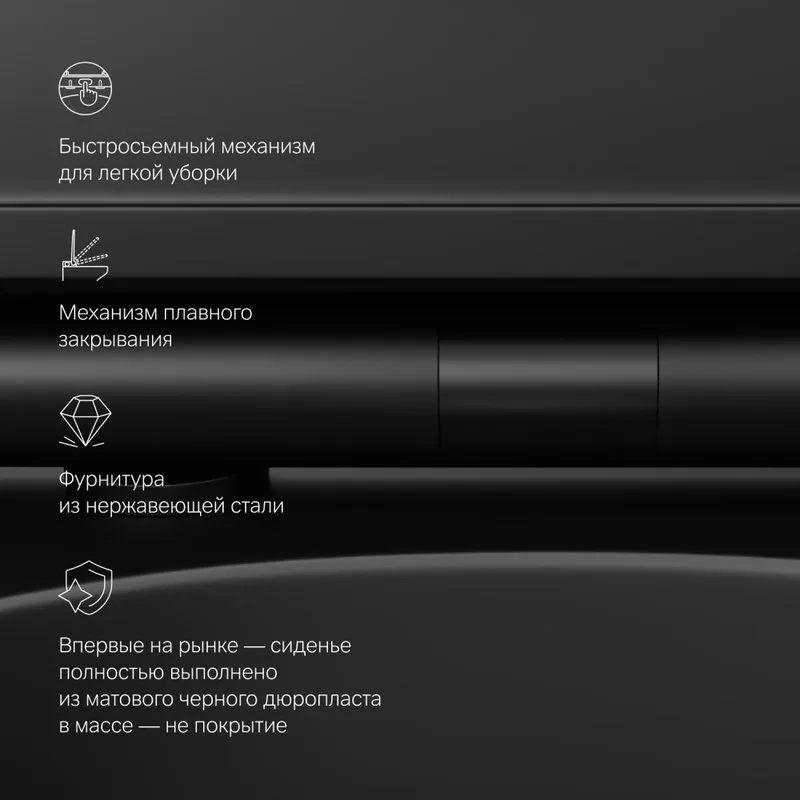 Унитаз подвесной AM.PM Spirit V2.0 FlashClean матовый черный Sancos — официальный сайт