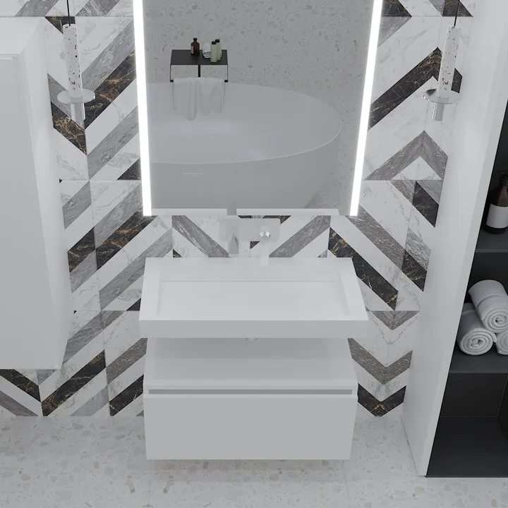 Тумба Armadi Art Flat Valessi Uno-S 100 белый глянец Sancos — официальный сайт