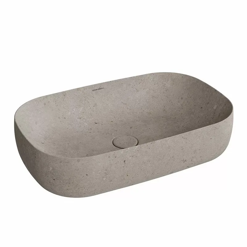 Накладная раковина KERAMA MARAZZI Magica накладная, 65, серый камень Sancos — официальный сайт