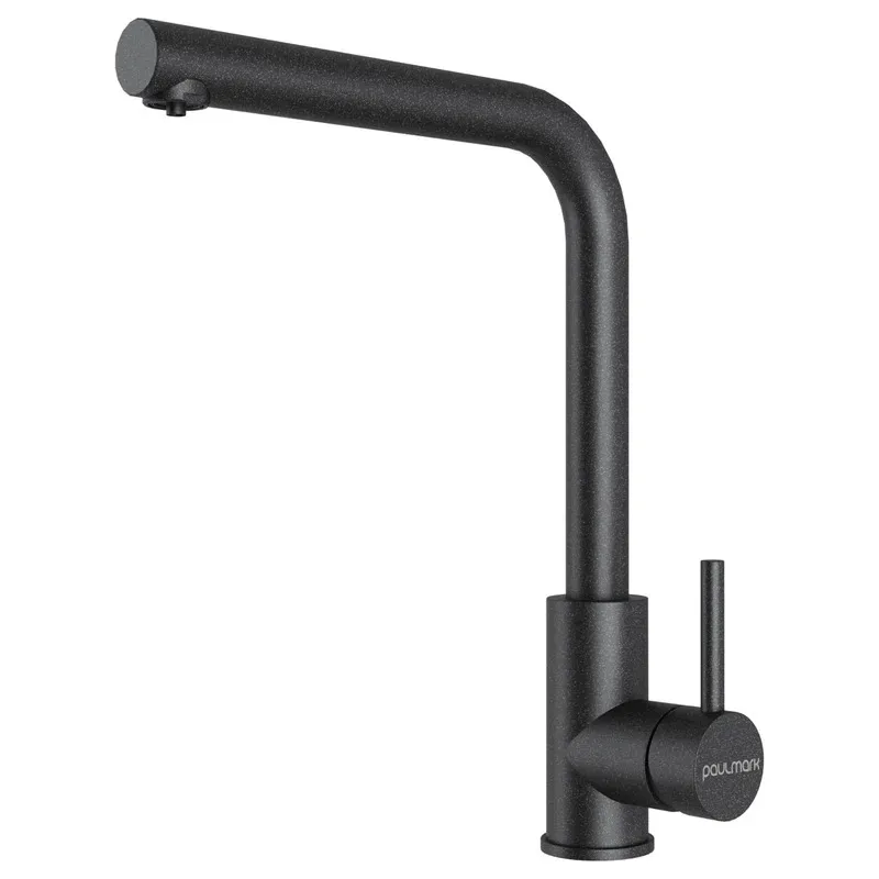 Смеситель для кухни Paulmark Twin Tw213622-BLM матовый черный Sancos — официальный сайт