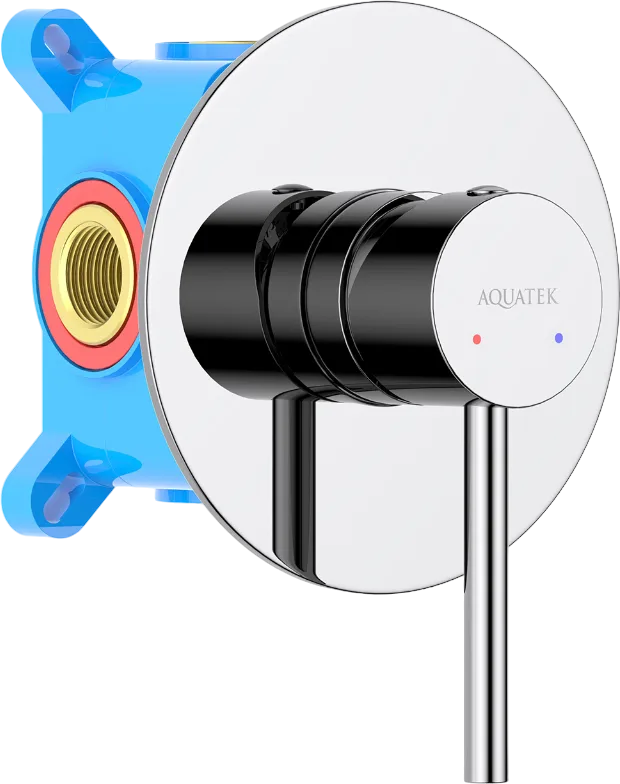 Встраиваемый смеситель AQUATEK Европа AQ1366CR С ВНУТРЕННЕЙ ЧАСТЬЮ, хром Sancos — официальный сайт