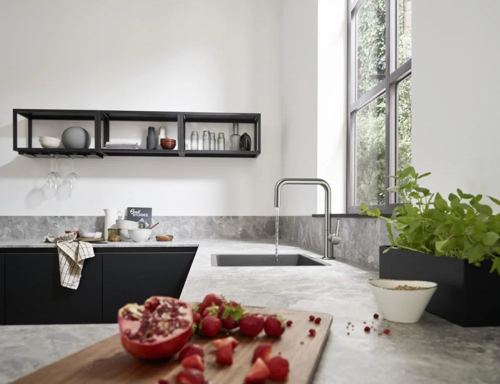 Смеситель для кухни Hansgrohe Talis M54 72806800 сталь Sancos — официальный сайт