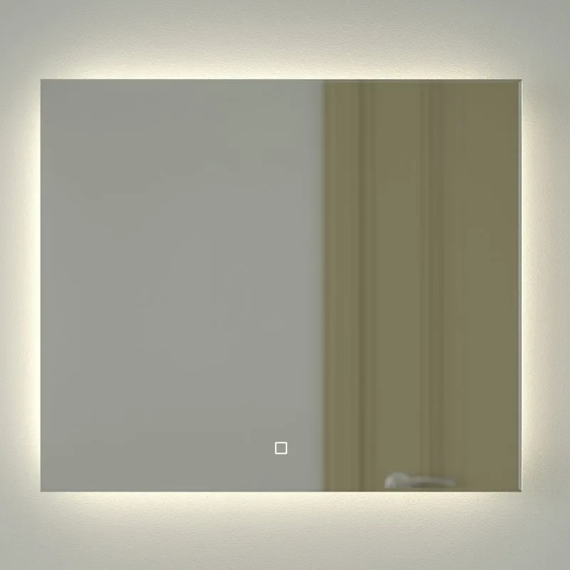 Зеркало Defesto Glow DF 2506SH 70х60 с LED-подсветкой, 4 500 K, сенсорный выключатель