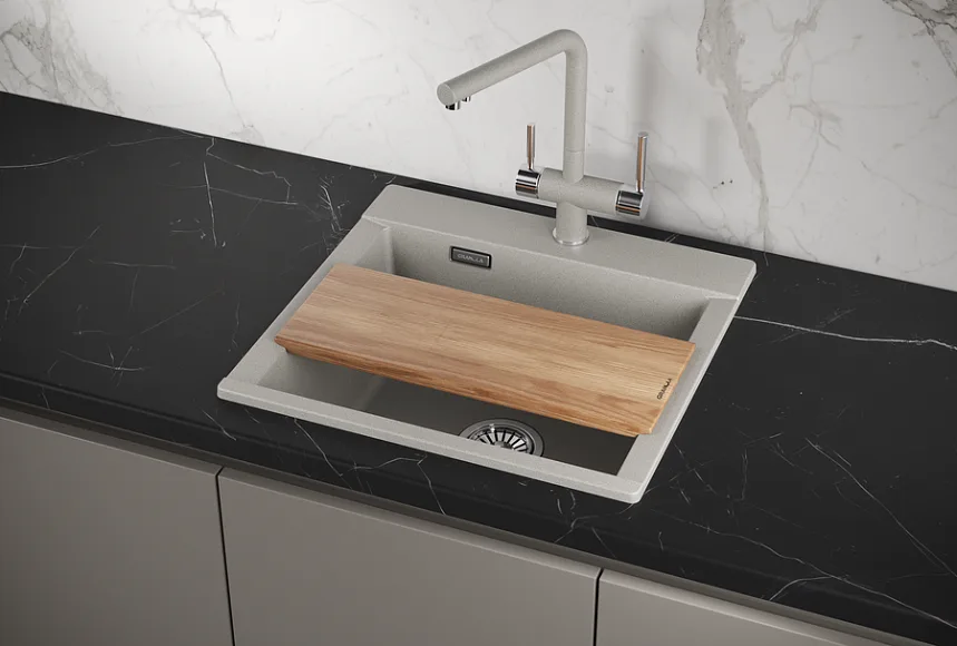 Мойка кухонная Granula Estetica 5201, базальт Sancos — официальный сайт