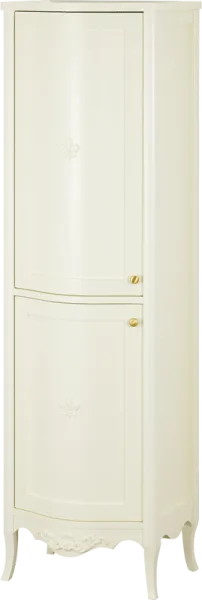 Шкаф-пенал для ванной Migliore Bella 26657 L, avorio, золото
