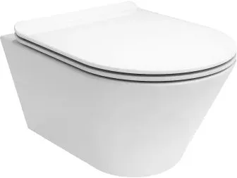 Унитаз подвесной KERAMA MARAZZI Plaza Modern PLMR.wc.02 с крышкой KMDP.seat.00\WHT Sancos — официальный сайт