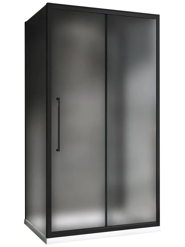 Душевой уголок Abber Schwarzer Diamant AG30170BMH-S80BM-S80BM 170х80 см, профиль матовый черный, сте Sancos — официальный сайт
