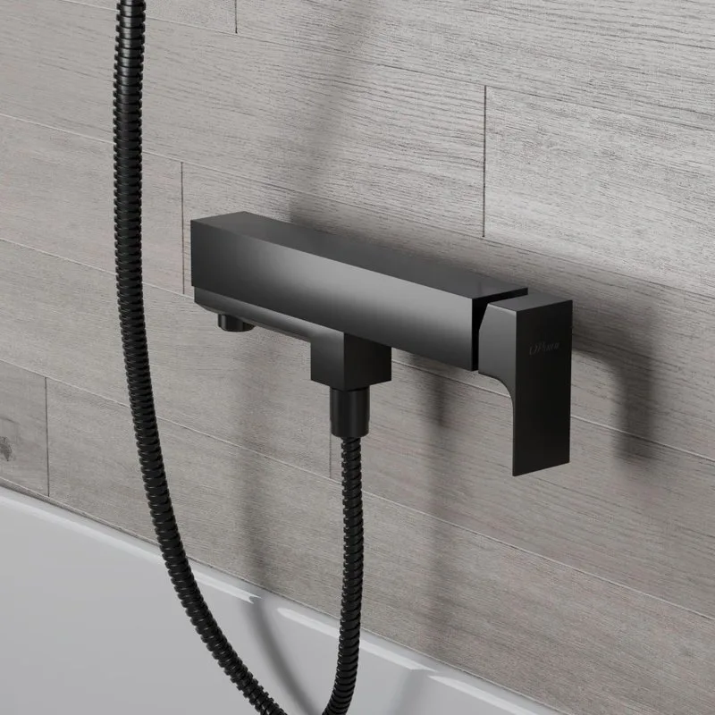 Смеситель для ванны с душем Paini Grazia 21PZ111, черный матовый Sancos — официальный сайт