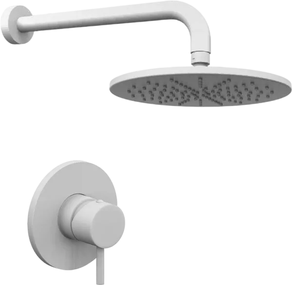Душевой комплект Paffoni Light KITLIG011BO С ВНУТРЕННЕЙ ЧАСТЬЮ, белый Sancos — Оригинал