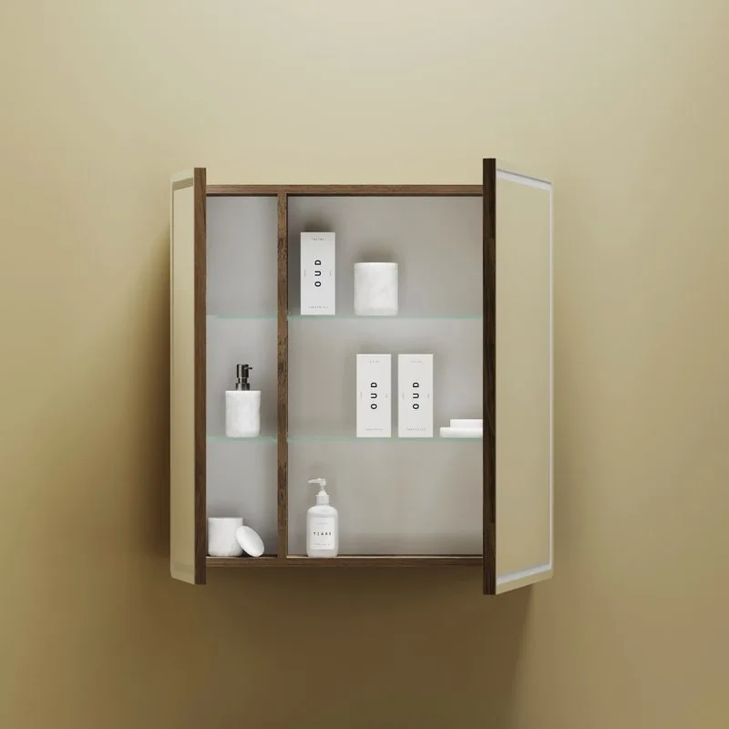Зеркало-шкаф Sancos Mirror 70 с подсветкой, дуб чарльстон Sancos — официальный сайт