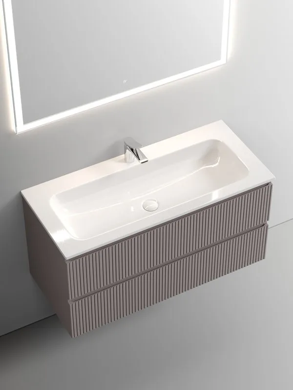 Тумба с раковиной Sancos Snob T 100 см, doha soft Sancos — официальный сайт